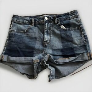 Pacsun Booty Shorts Super Stretch Shortie Two Tone Denim size‎ 28